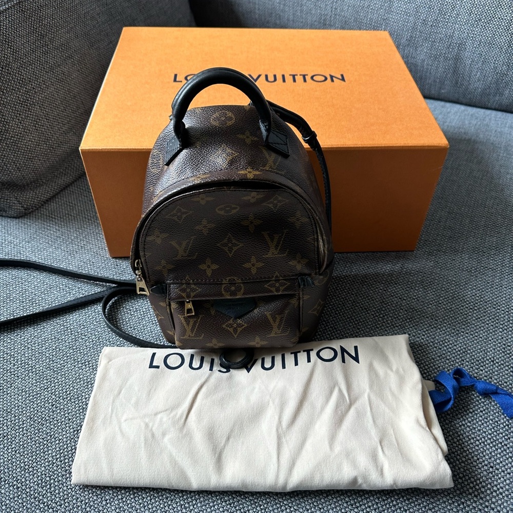 Louis Vuitton Brown Monogram Mini Backpack Bag